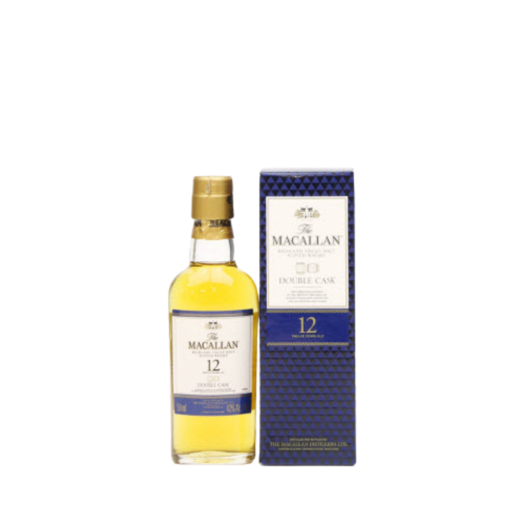 Macallan 12 Year Double Cask - 50ml mini bottle – The Bourbon Macallan 12 Year Double Cask - 50ml mini bottle – The Bourbon