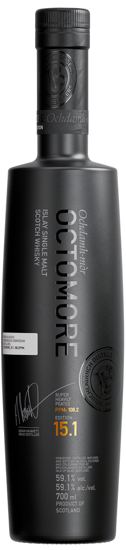 Octomore 15.1 Super-Heavily Peated Scotch Whisky