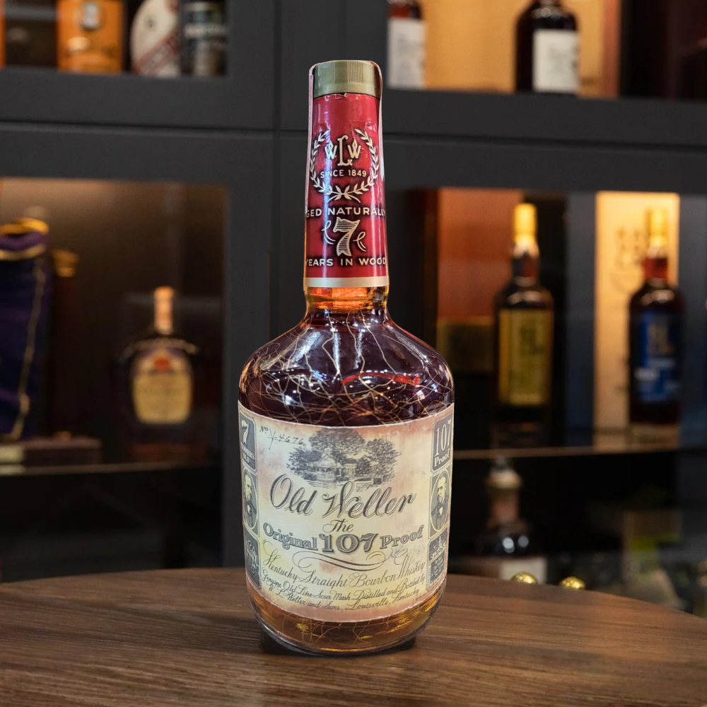 Old Weller Antique 107 Stitzel Weller 1970s