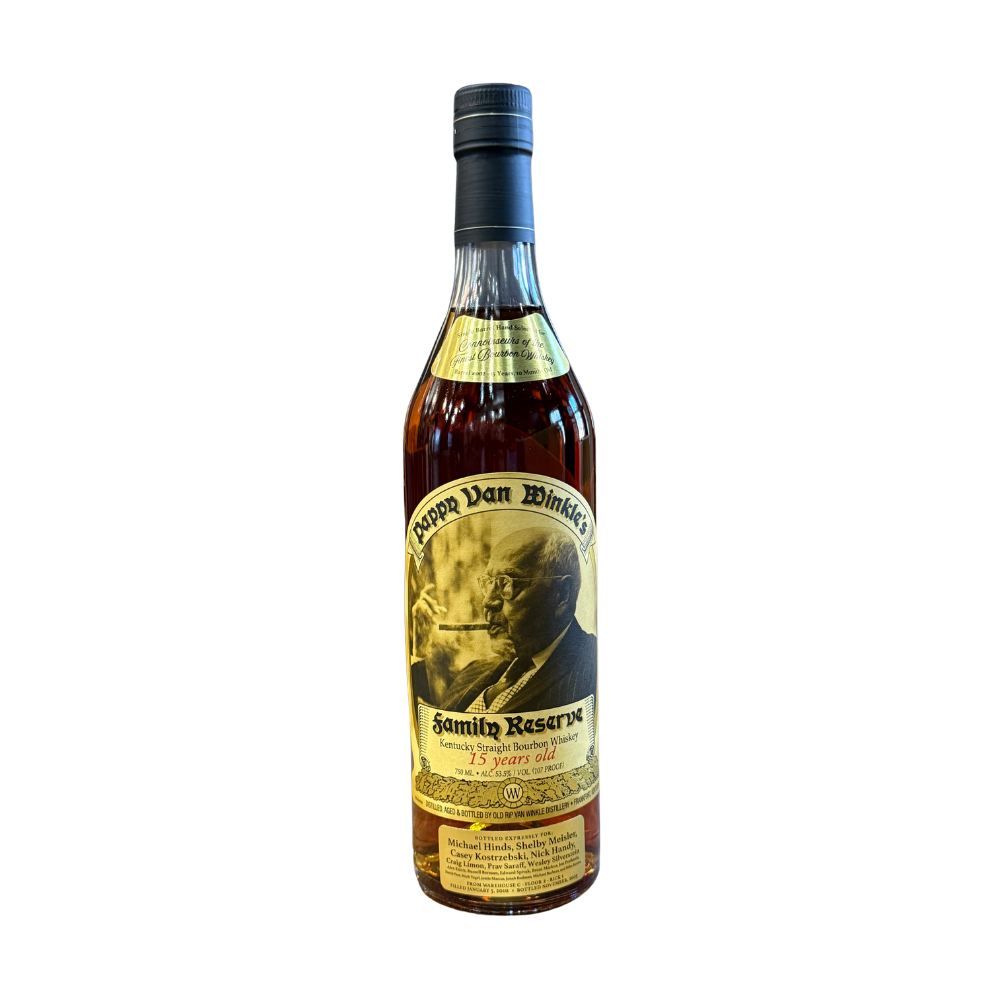 Pappy Van Winkle 15 Years Old Single Barrel By Bourbon Connoisseurs Barrel 002 15 Years 10 Months Old