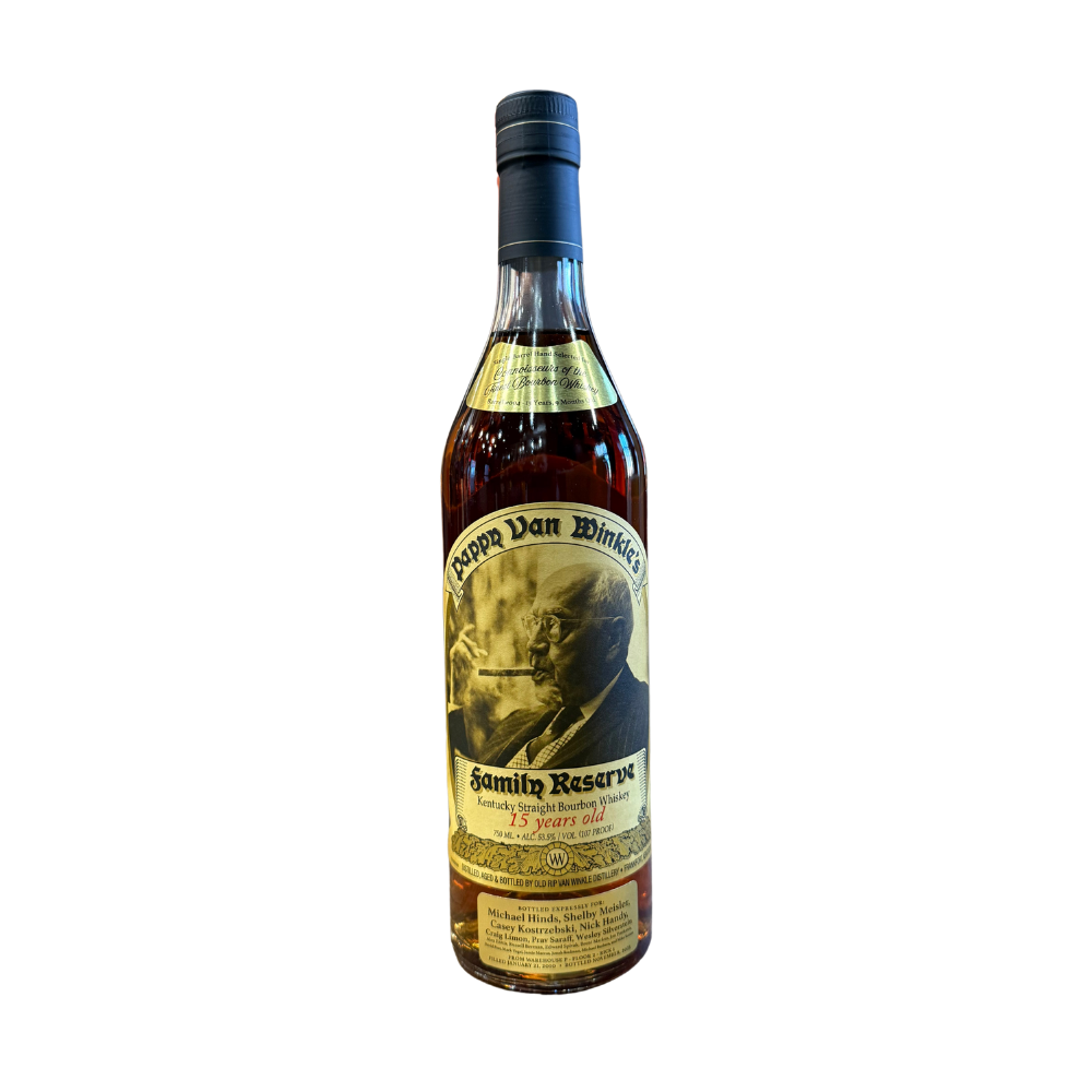 Pappy Van Winkle 15 Years Old Single Barrel By Bourbon Connoisseurs Barrel 004 15 Years 9 Months Old