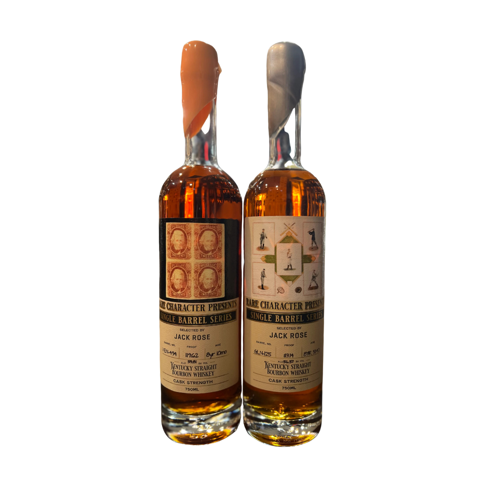 Rare Character Single Barrel Bourbon Combo - Jack Rose VEN-494 & GLN-125