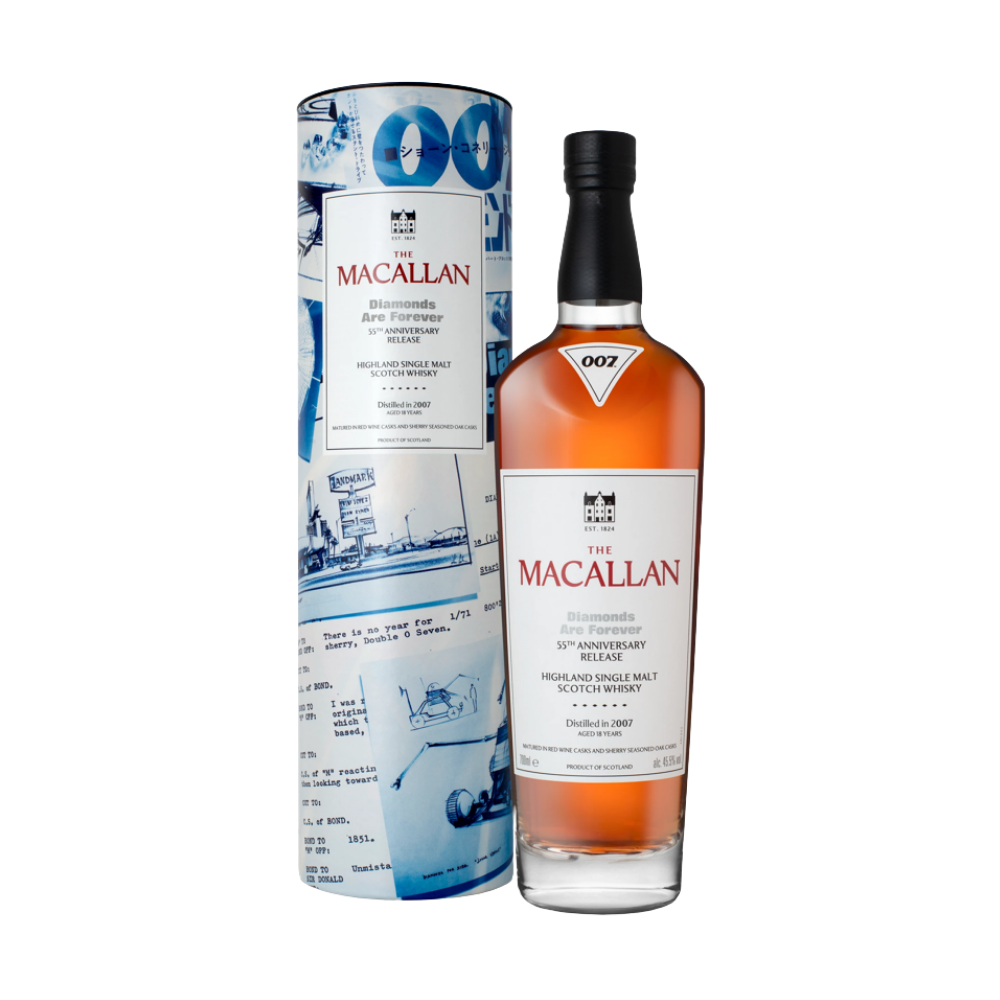 The Macallan James Bond Diamonds Are Forever 55th Anniversary Release (700ml)
