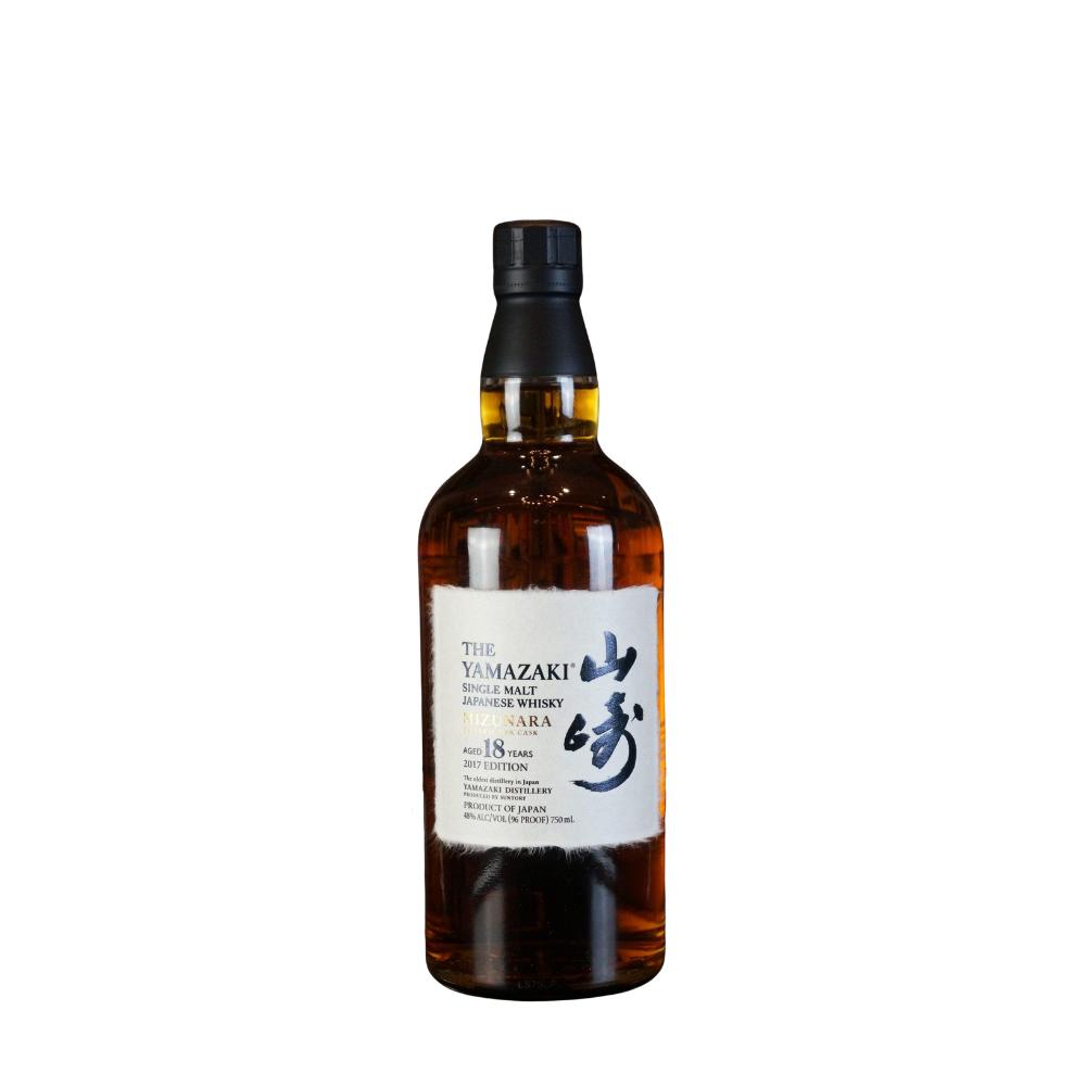 The Yamazaki 18 Years Japanese Single Malt Mizunara Oak Cask