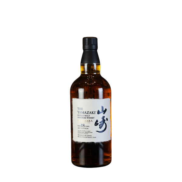 The Yamazaki 18 Years Japanese Single Malt Mizunara Oak Cask