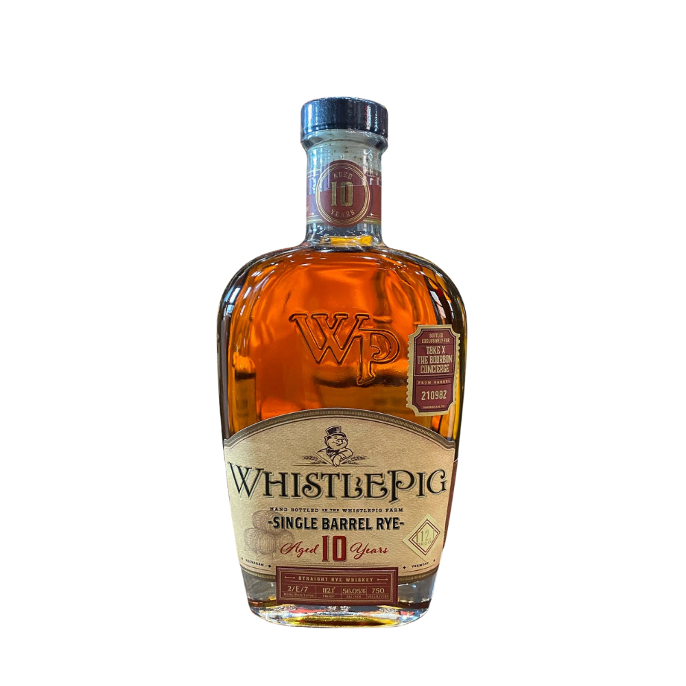 WhistlePig 10 Year Single Barrel 210982 Barrel Strength Rye r/Bourbon Single Barrel