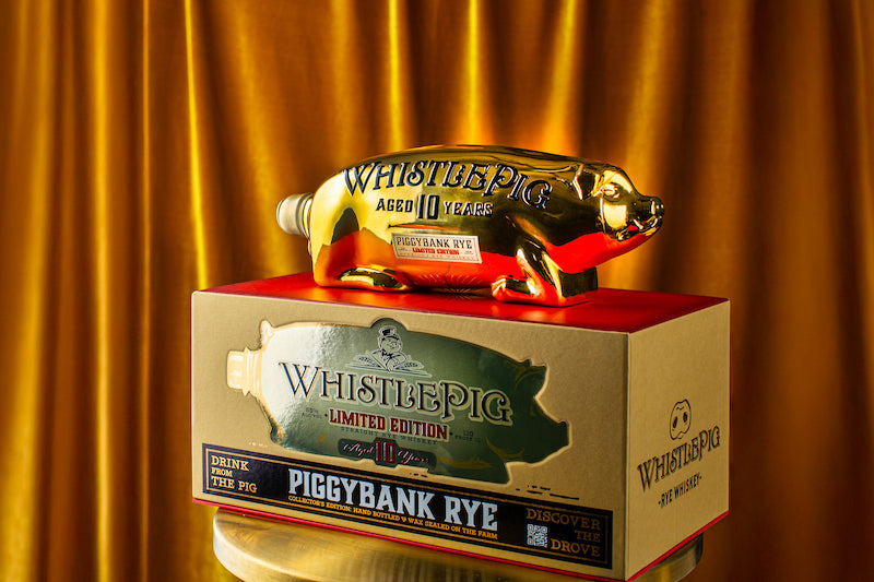 WhistlePig Piggybank Rye Limited Edition 10 year - 1L - Batch 3 Golden Pig