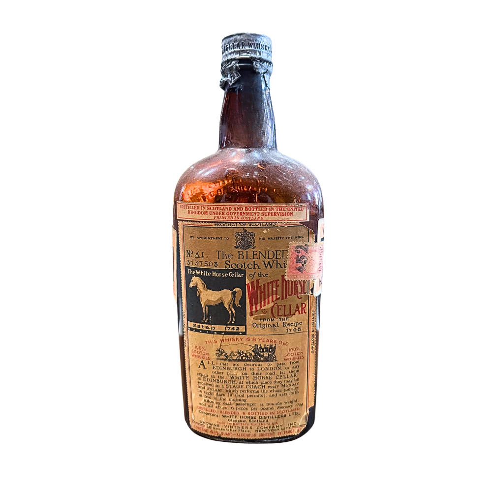 White Horse 8 Year Blended Scotch Whisky (Vintage) - 1930s/40s likely