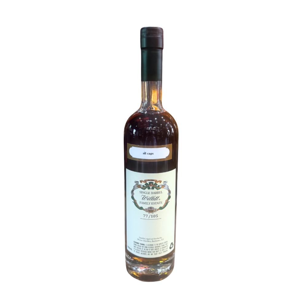 Willett Family Estate 12 Year Rye ("all caps")