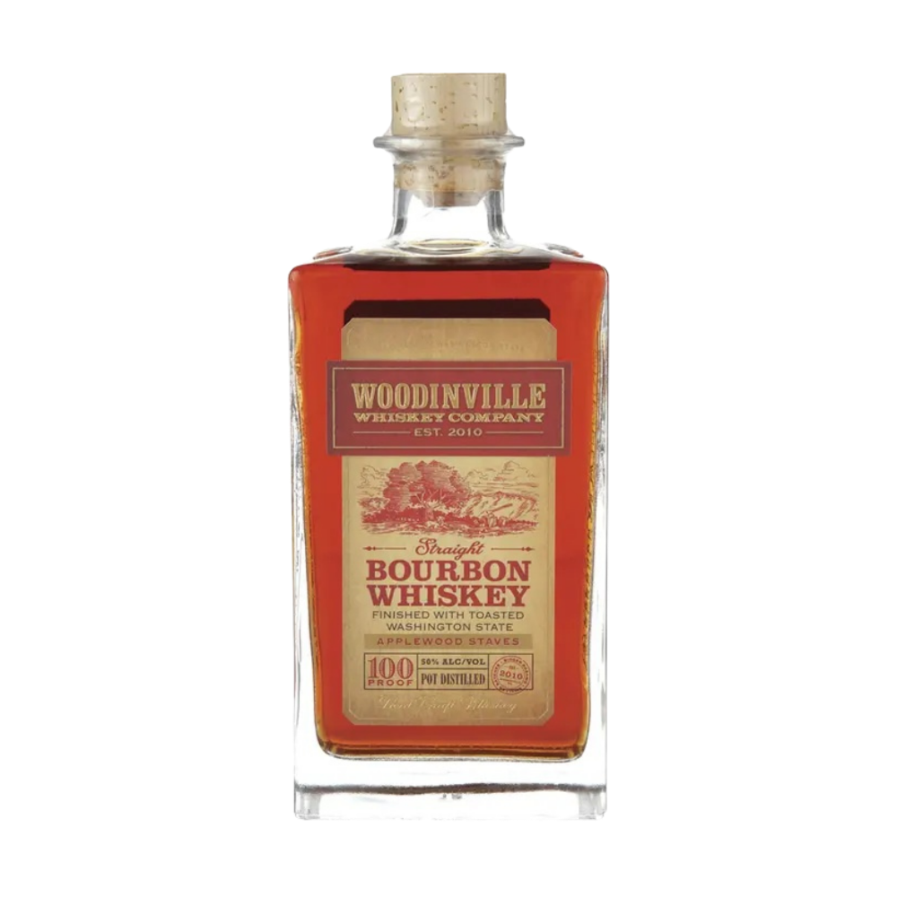 Woodinville Straight Bourbon Whiskey Finished with Toasted Applewood Staves