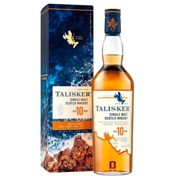 Talisker 10 year single malt scotch
