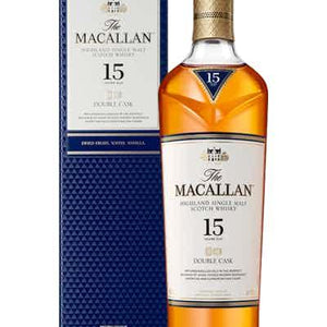 Macallan 15 year double cask single malt scotch