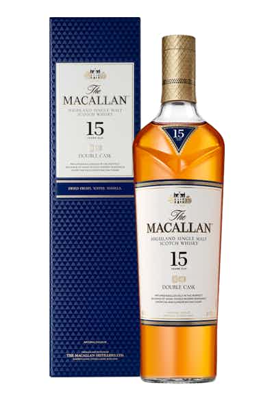 Macallan 15 year double cask single malt scotch