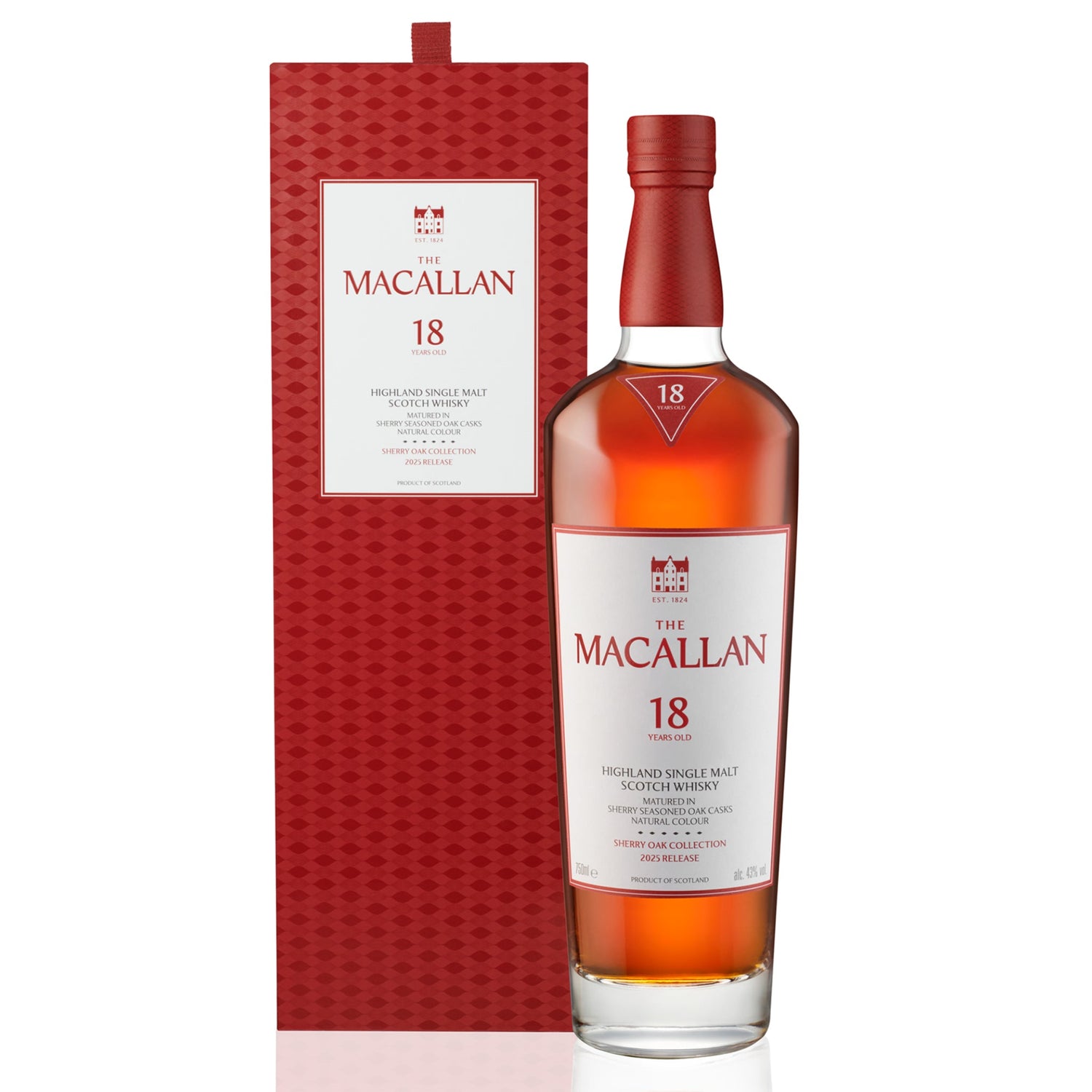 Macallan 18 year Sherry Oak single Malt Scotch