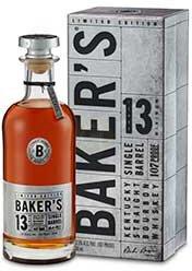 Baker's Single Barrel 13 Year Old Kentucky Straight Bourbon Whiskey with Display Box