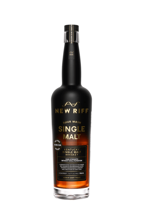 New Riff Sour Mash Single Malt Whiskey