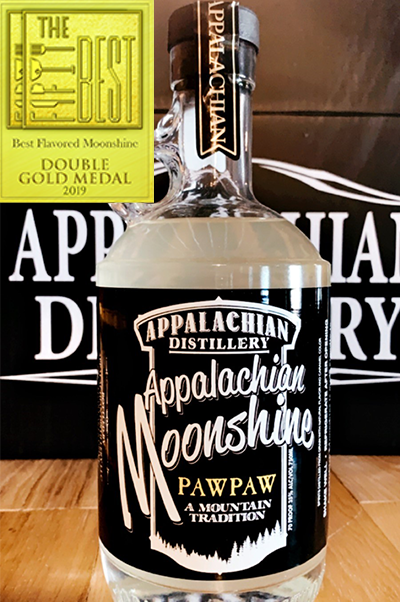 Appalachian Distillery - Paw Paw moonshine