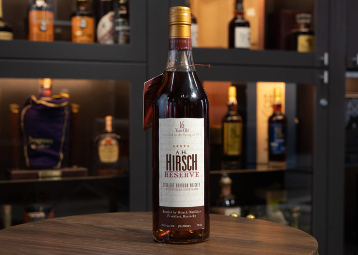 1974 AH Hirsch Reserve 16 Year - Gold Foil – The Bourbon Concierge