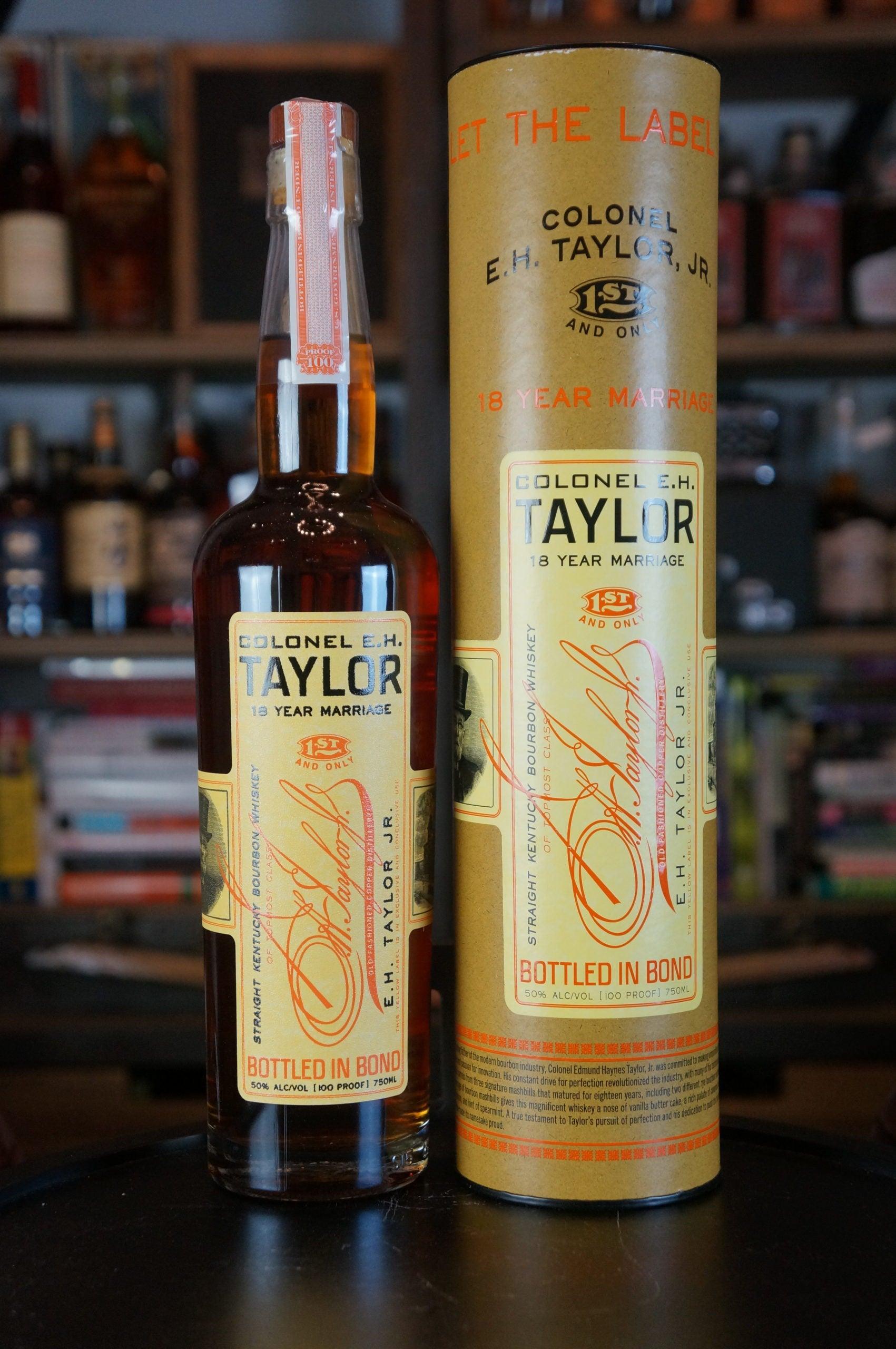 Colonel E.H. Taylor 18 Year Marriage – The Bourbon Concierge