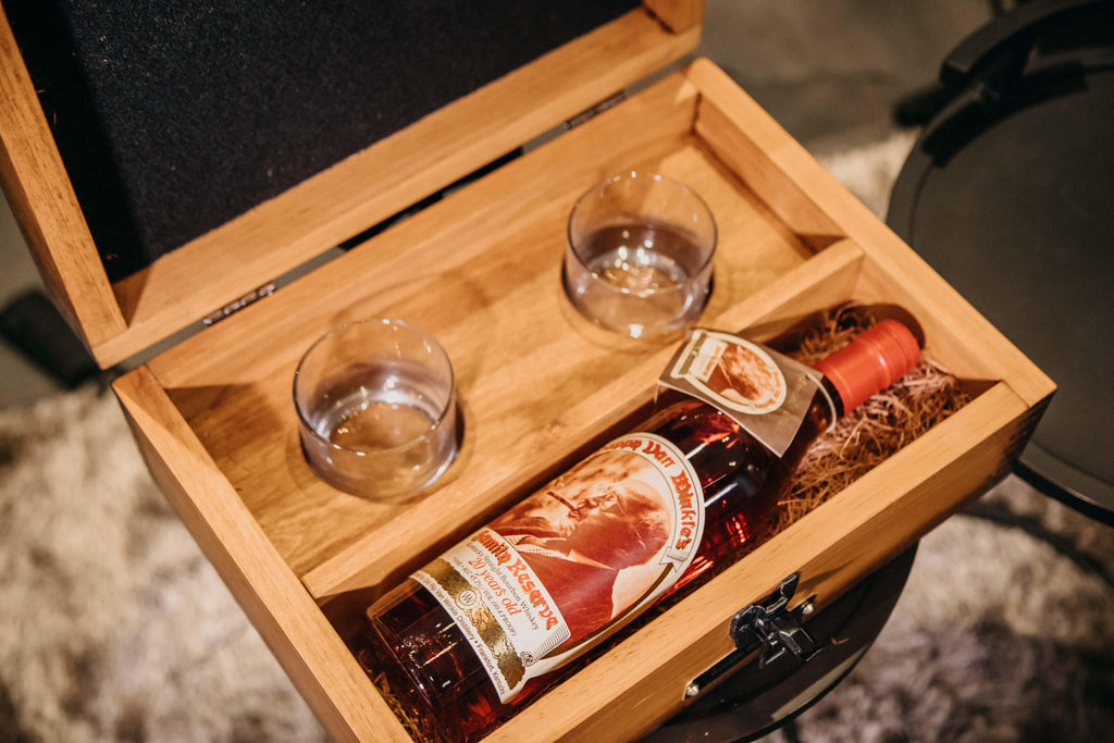 "World's Best Mom" Pappy Van Winkle 20 Year Bourbon Handcrafted Mother's Day Birthday Gift Box