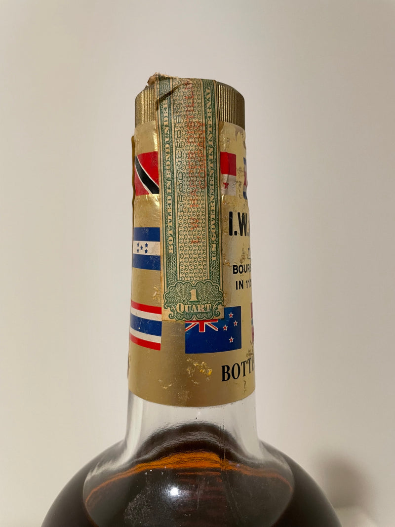 IW Harper Bottled in Bond 1962-1967 100pf 1 Quart