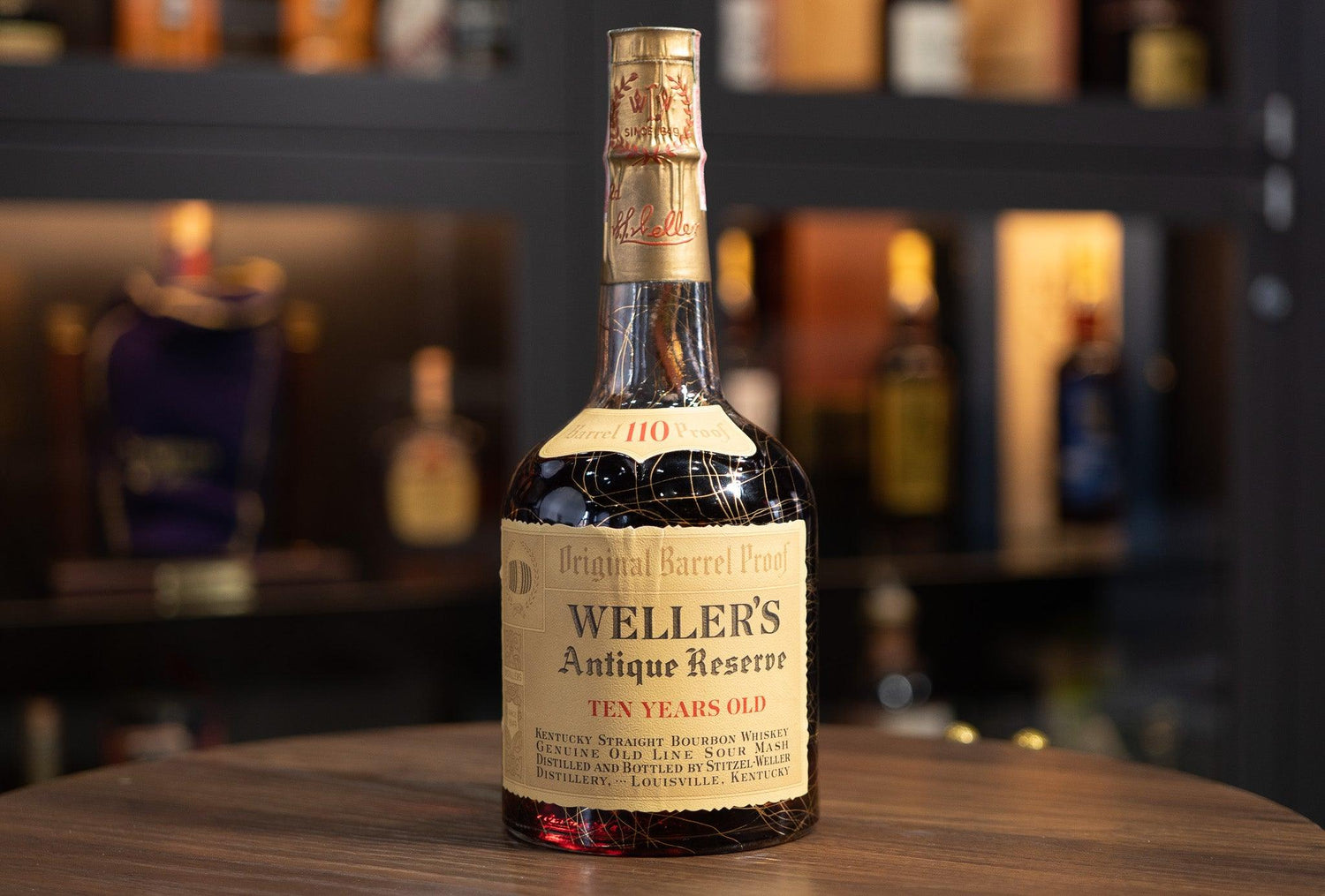 Weller’s Antique Reserve 10 year 110 proof 1960s