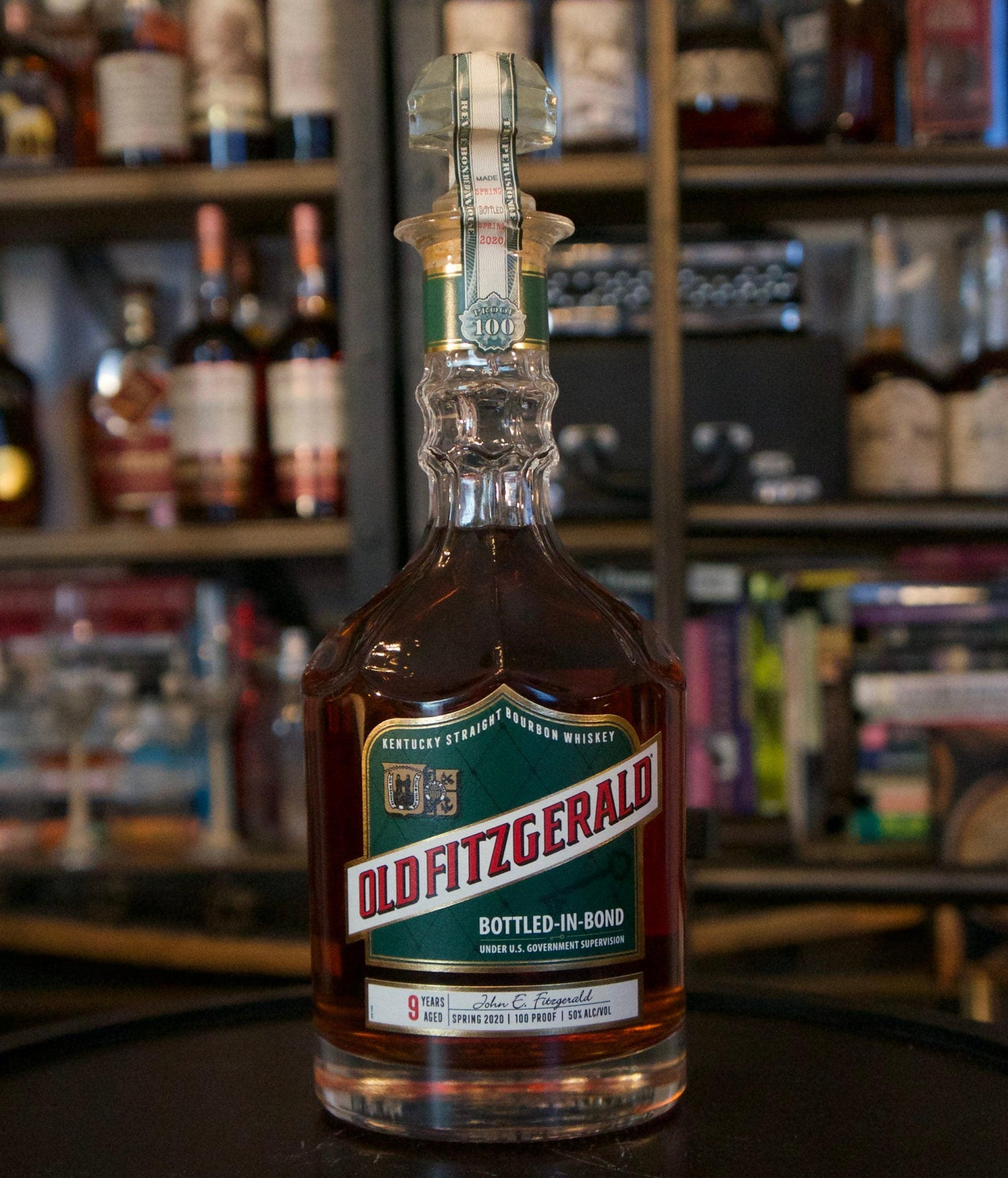 Old Fitzgerald 9 Years Old Decanter - 100 Proof