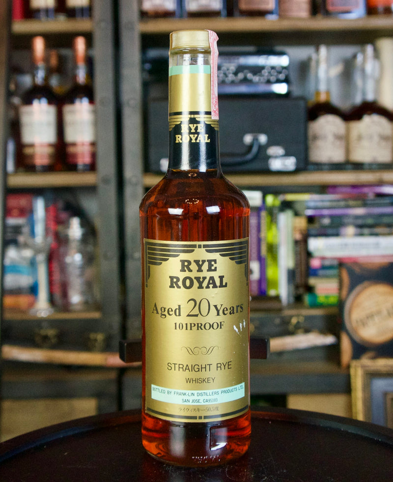 Rye Royal 20 year 101proof (1980&