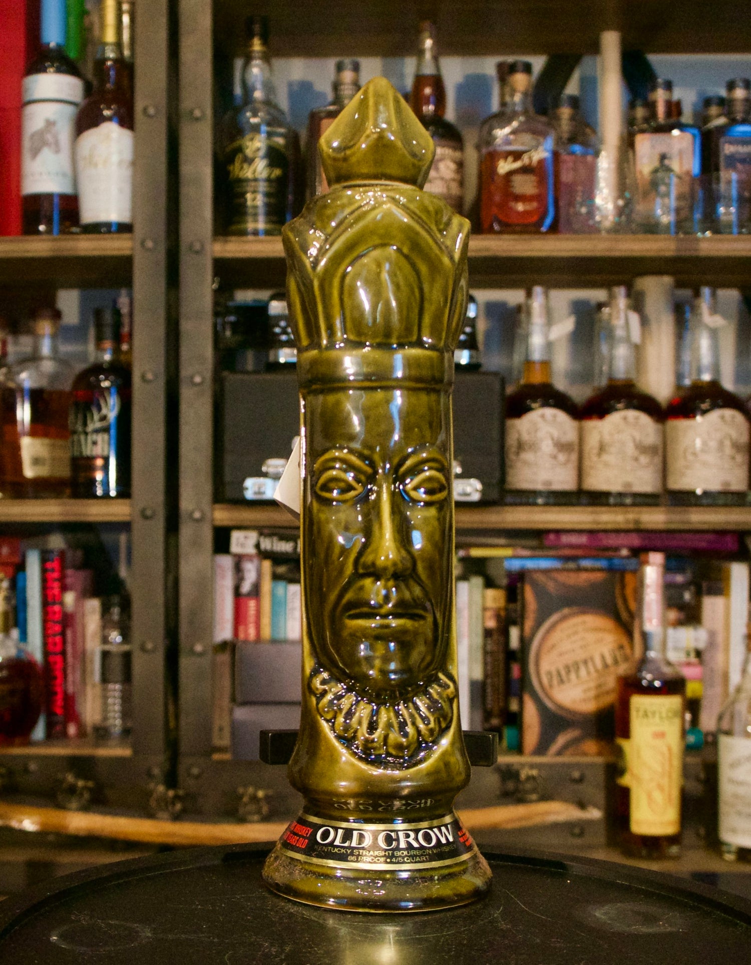 Old Crow Chessmen Dark King 86 Proof (1969) 4/5 Quart