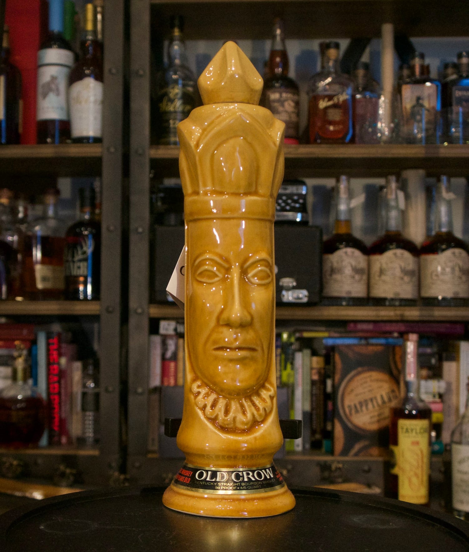 Old Crow Chessmen Light King 86 Proof (1969) 4/5 Quart