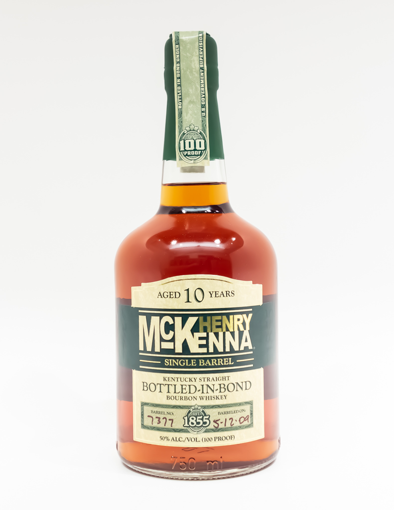 Henry McKenna Kentucky Straight Bourbon Single Barrel 10-Year Bottled-in-Bond