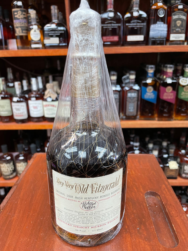 Very Very Old Fitzgerald 15 year bottled in bond gold vein stitzel weller