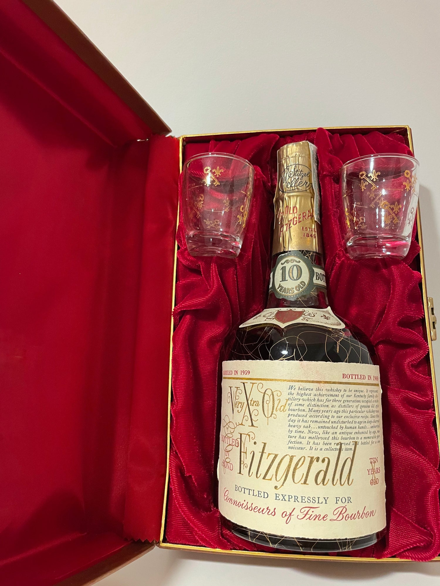 Very Xtra Old Fitzgerald 10yr BIB - 1959-1969