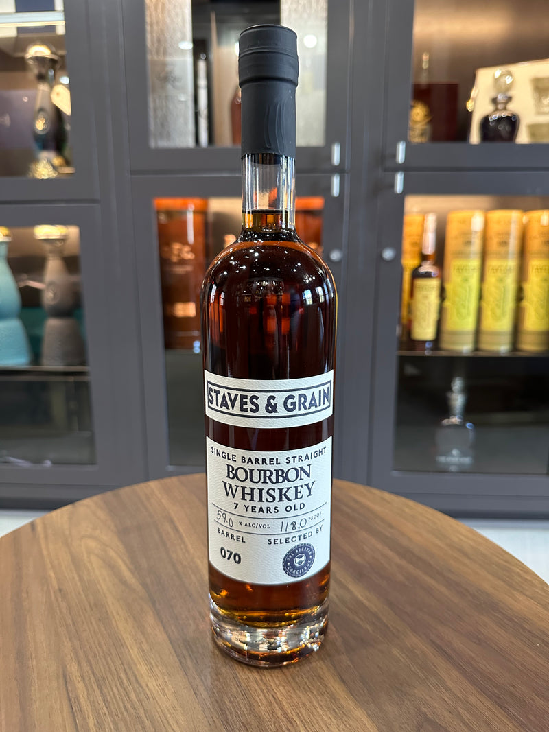 Staves and Grain - 7 year Bourbon “The Bourbon Concierge” Private Barrel